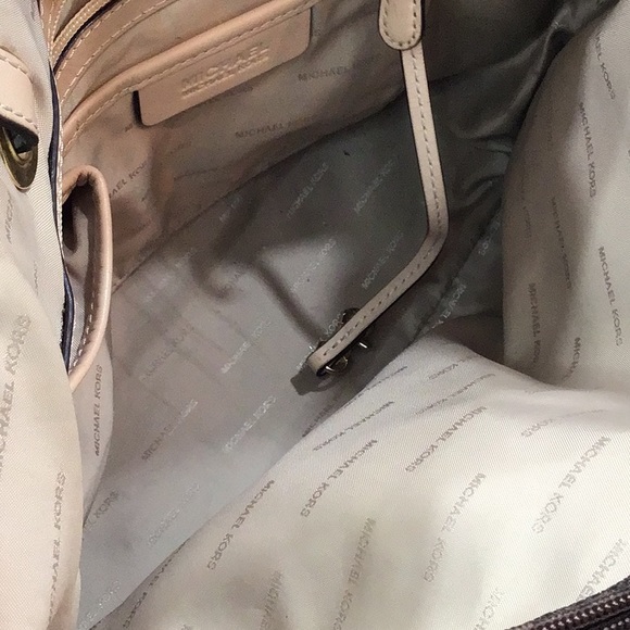 MMK brown logo Jet Set tote bag shoulder bag - Picture 11 of 16